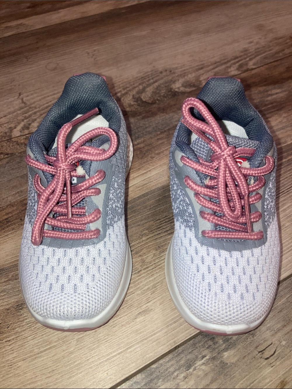 Ecko Red Girls Gray, White & Pink Sneakers Size 6 NWOT